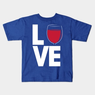 love wine 3 Kids T-Shirt